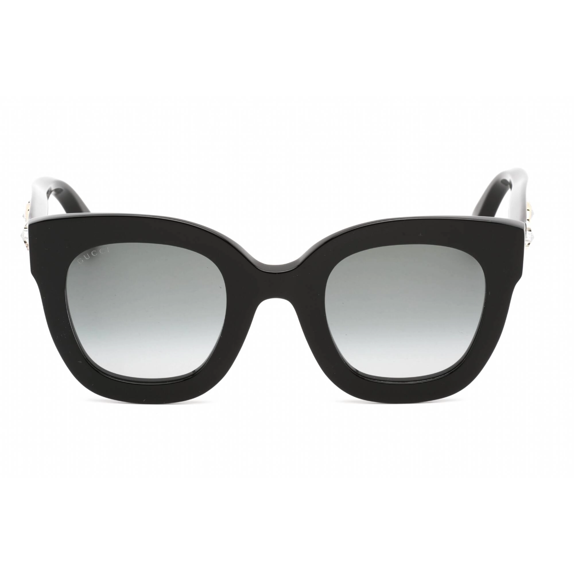 Gucci Women's Sunglasses - Black Acetate Cat Eye Full Rim Frame | GG0208S 001