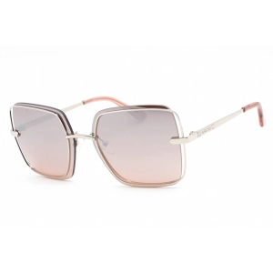 Guess Factory Women's Sunglasses - Shiny Light Nickletin Metal Cat Eye | GF6130 10U