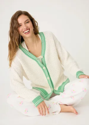 Happiest On The Court Cardigan - Ivory