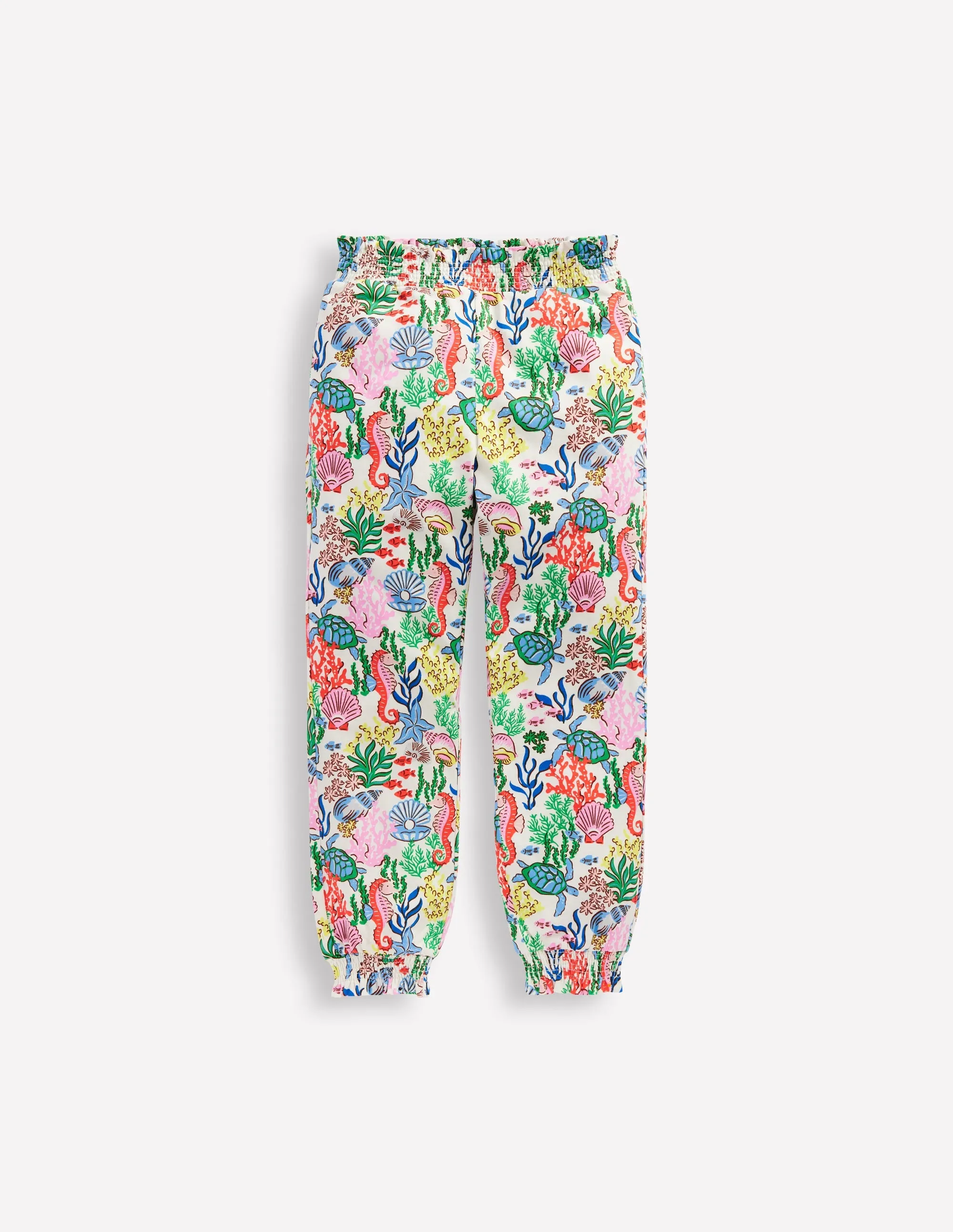 Holiday Trousers-Multi Coral Cove