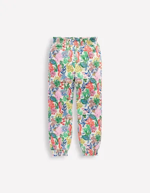 Holiday Trousers-Multi Coral Cove