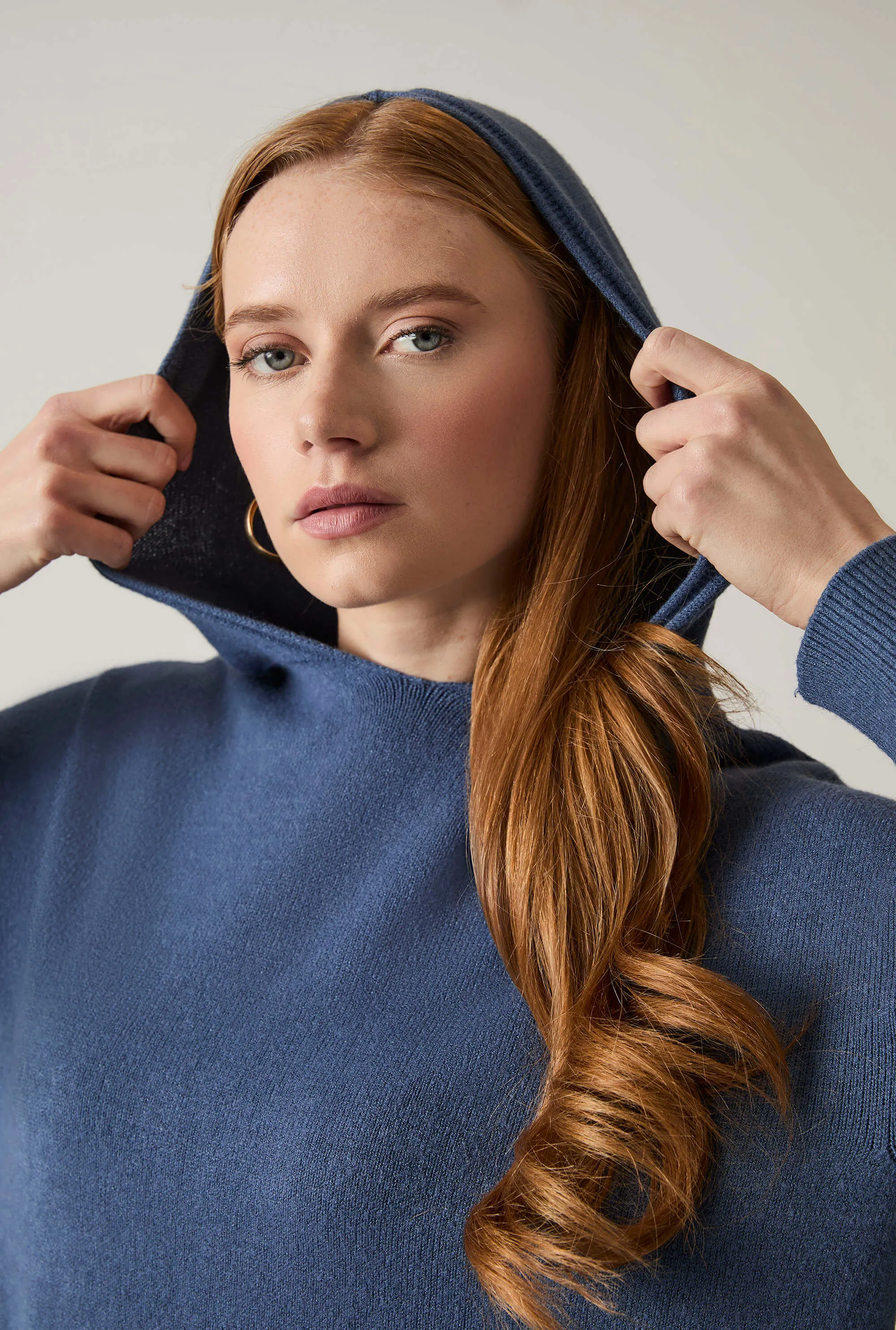 Hooded Denim Jumper