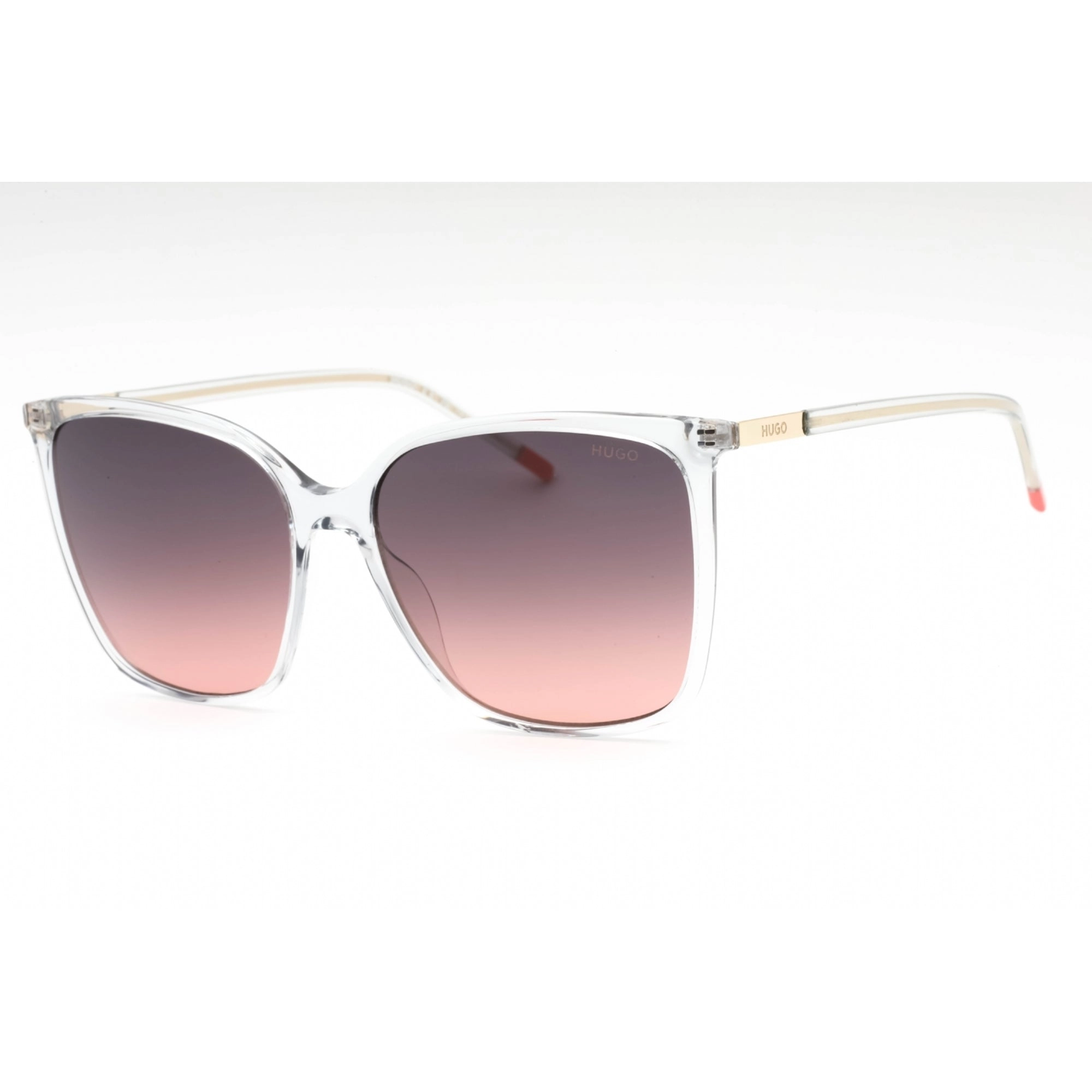 Hugo Women's Sunglasses - Grey Acetate/Metal Cat Eye Frame | HG 1275/S 0KB7 FF