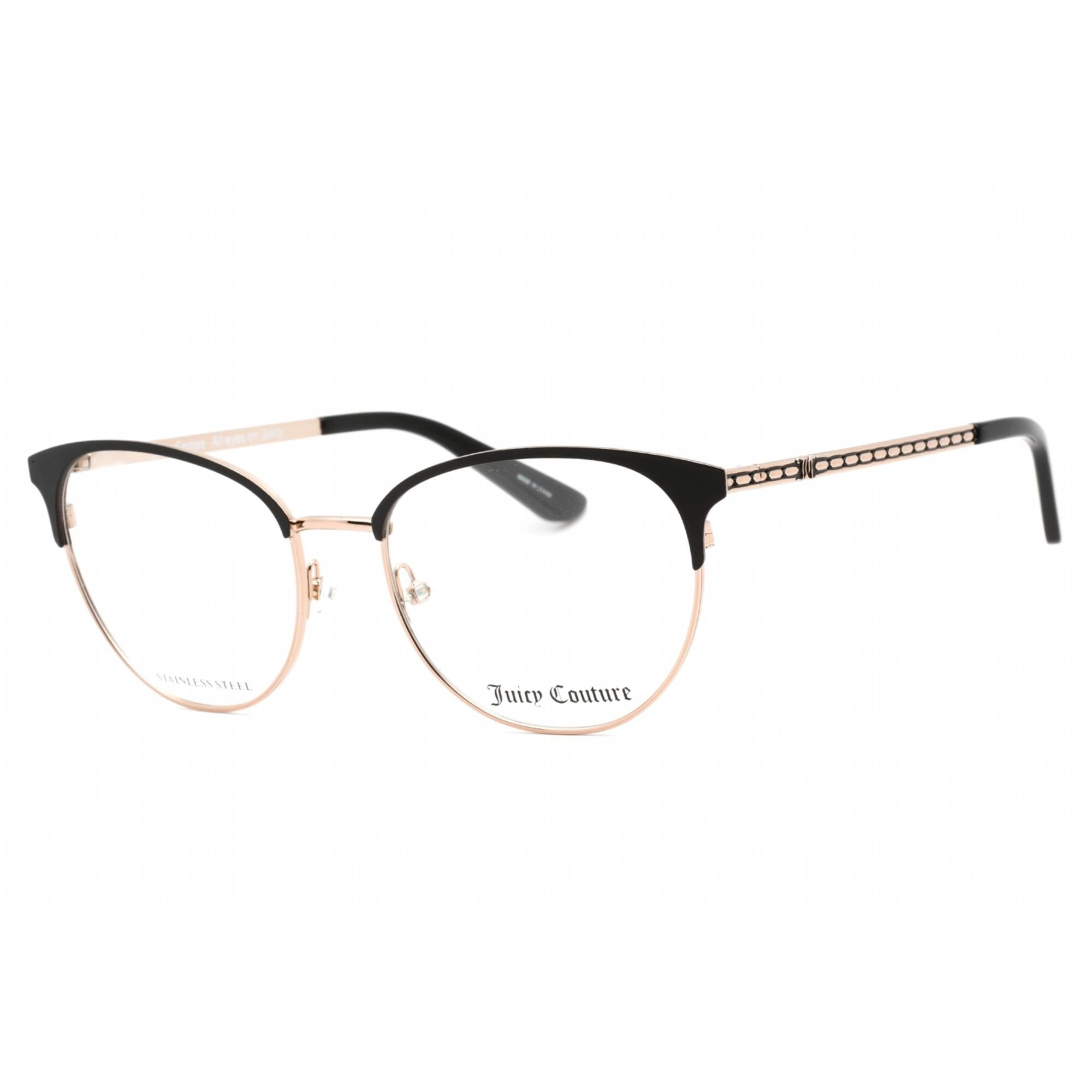 Juicy Couture Women's Eyeglasses - Matte Black Cat Eye Metal Frame | JU 230/G 0003 00