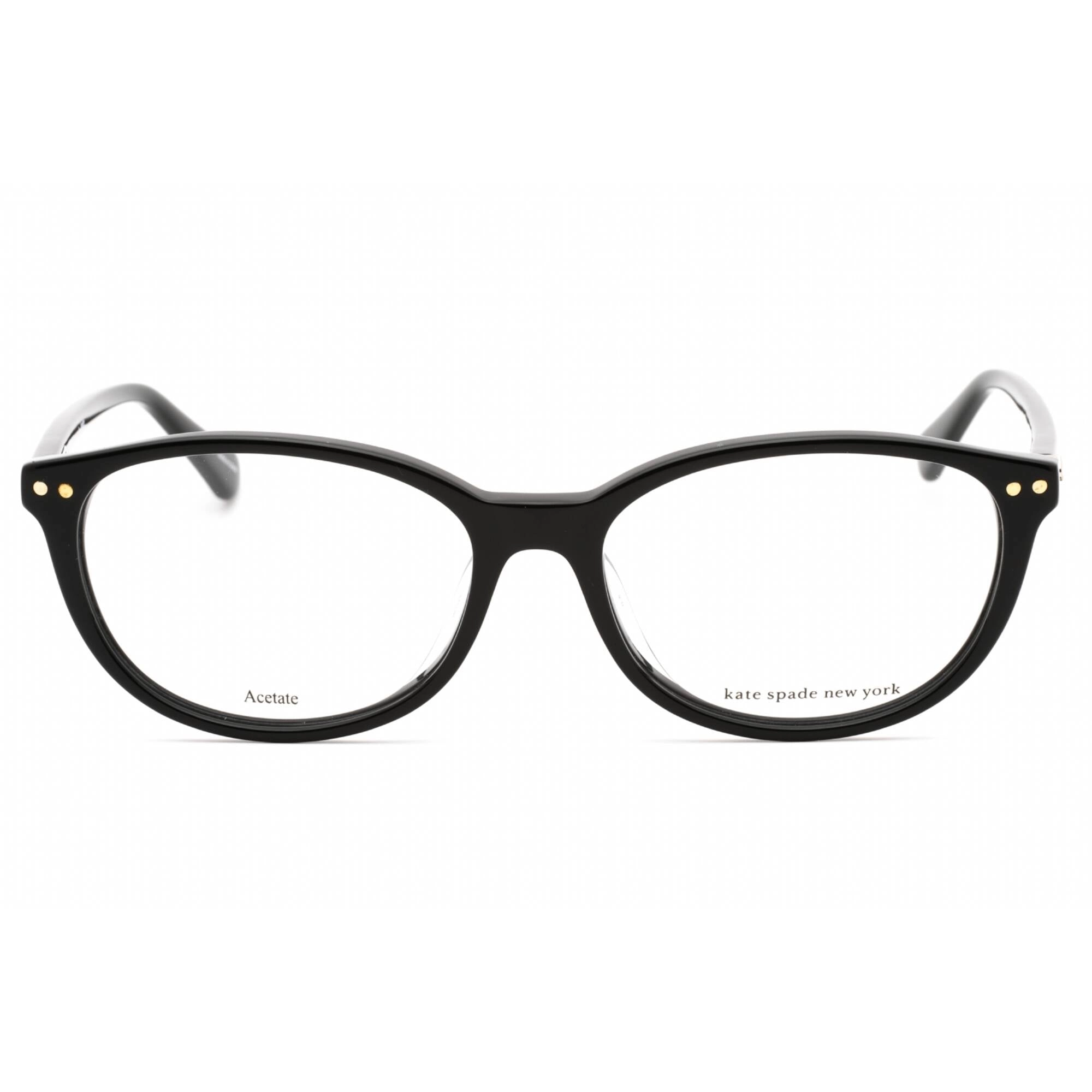 Kate Spade Women's Eyeglasses - Black Plastic Full Rim Frame | EVANGELINE/F 0807 00