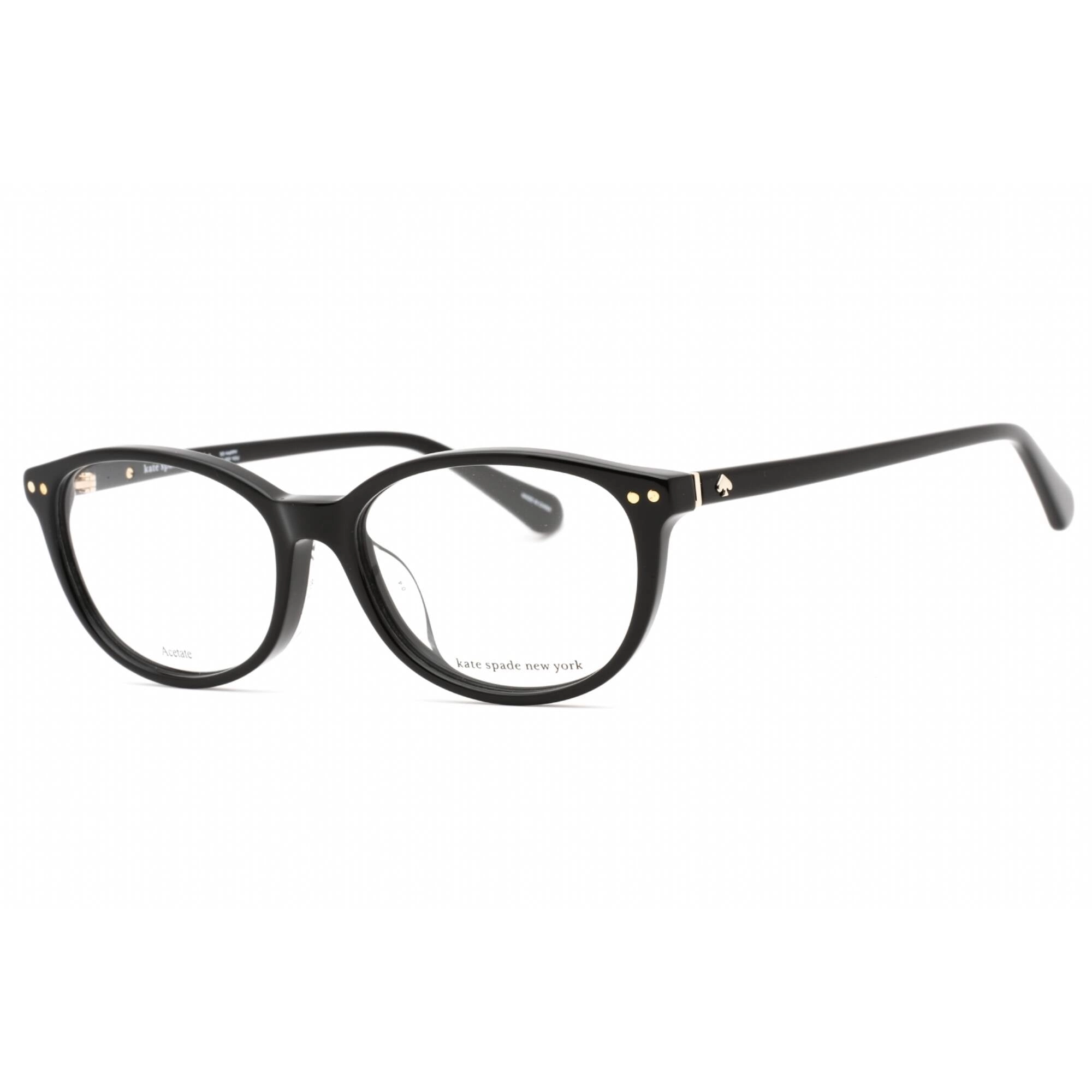 Kate Spade Women's Eyeglasses - Black Plastic Full Rim Frame | EVANGELINE/F 0807 00
