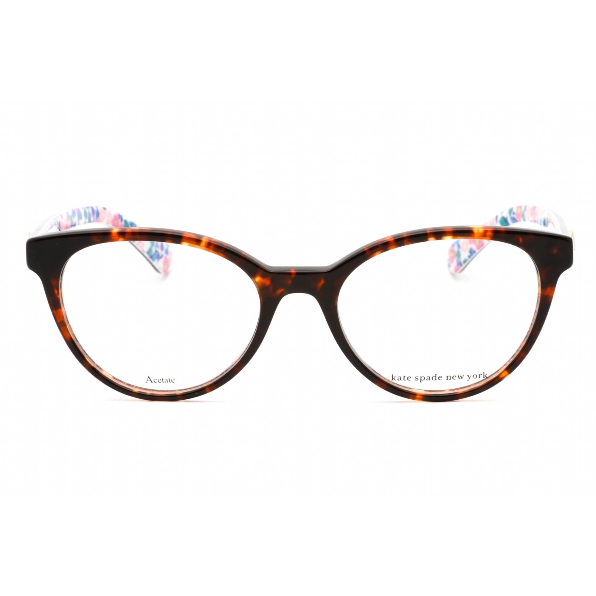 Kate Spade Women's Eyeglasses - Havana Plastic Cat Eye Full Rim Frame | GELA 0086 00
