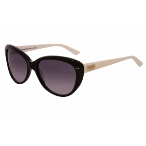 Kate Spade Women's Sunglasses - Black Cream Cat Eye Frame | Angelique/S US 0FU8 00