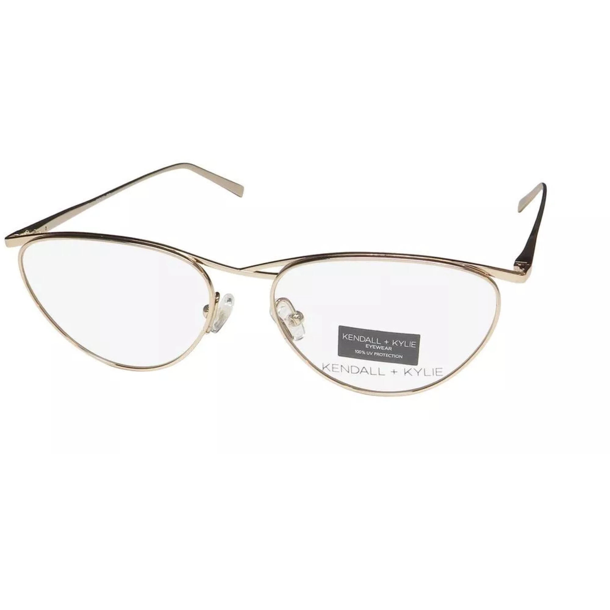 Kendall   Kylie Women's Eyeglasses - Gold Metal Oval Full Rim | KKO180G AIMEE 719