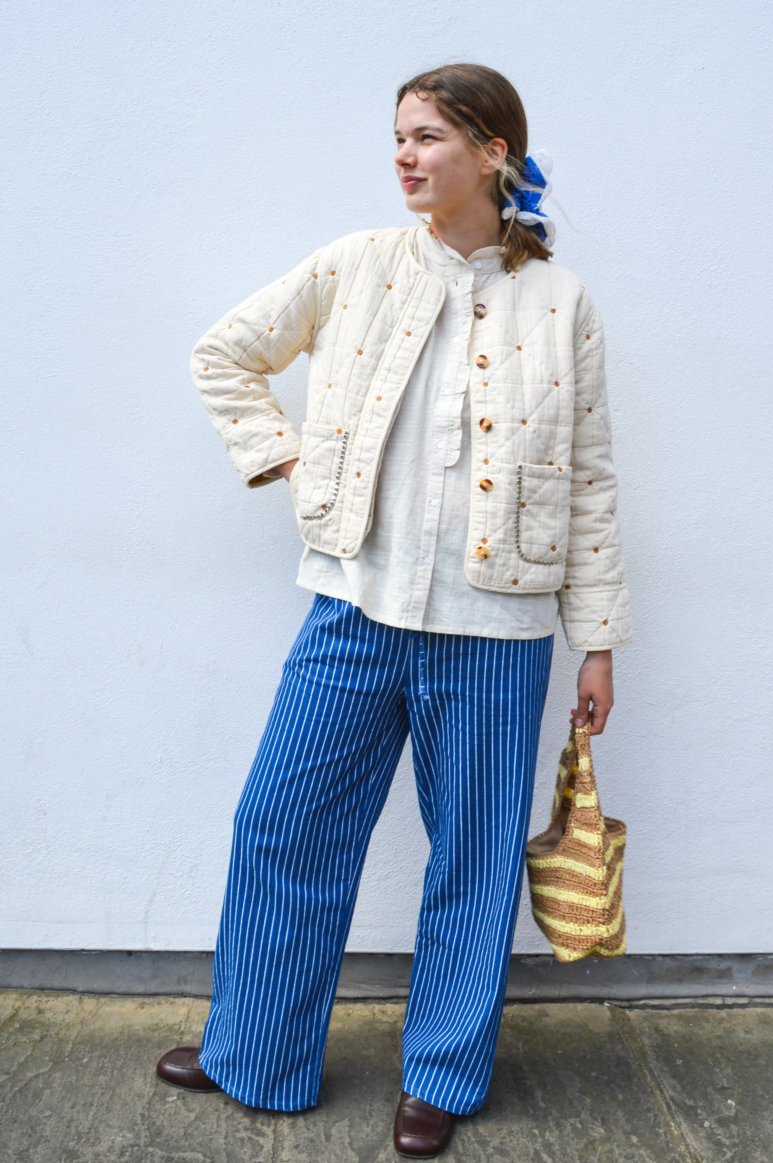 Leon & Harper Vahala Quilt Ecru Jacket
