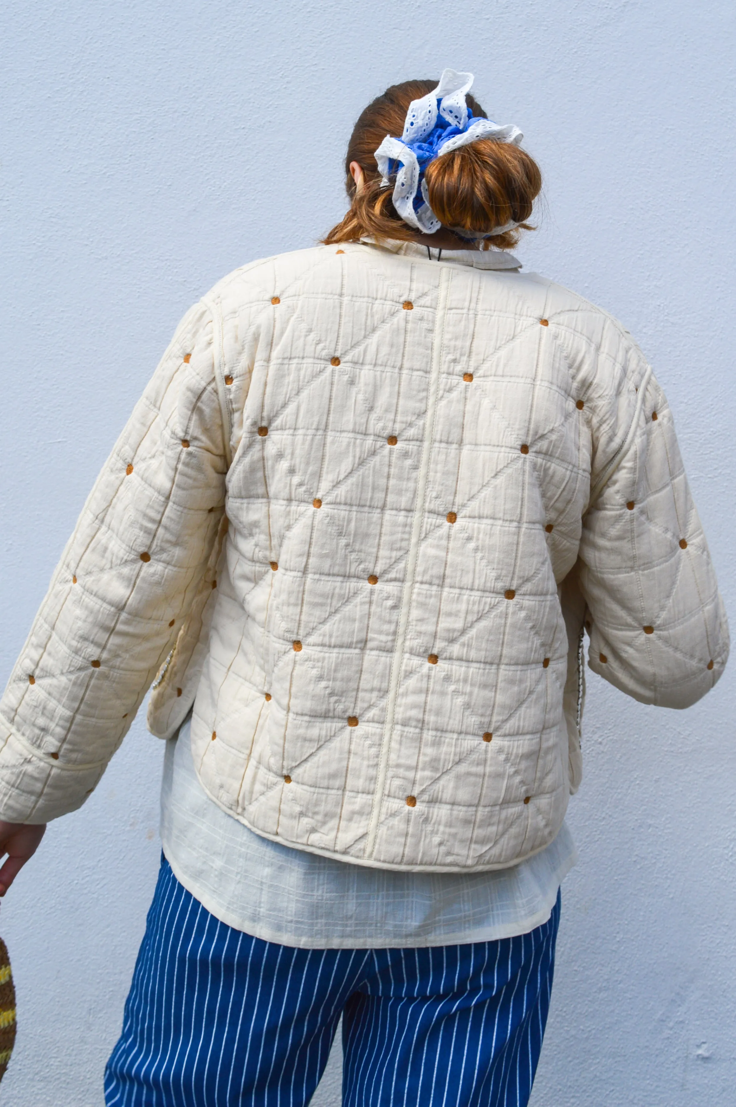 Leon & Harper Vahala Quilt Ecru Jacket