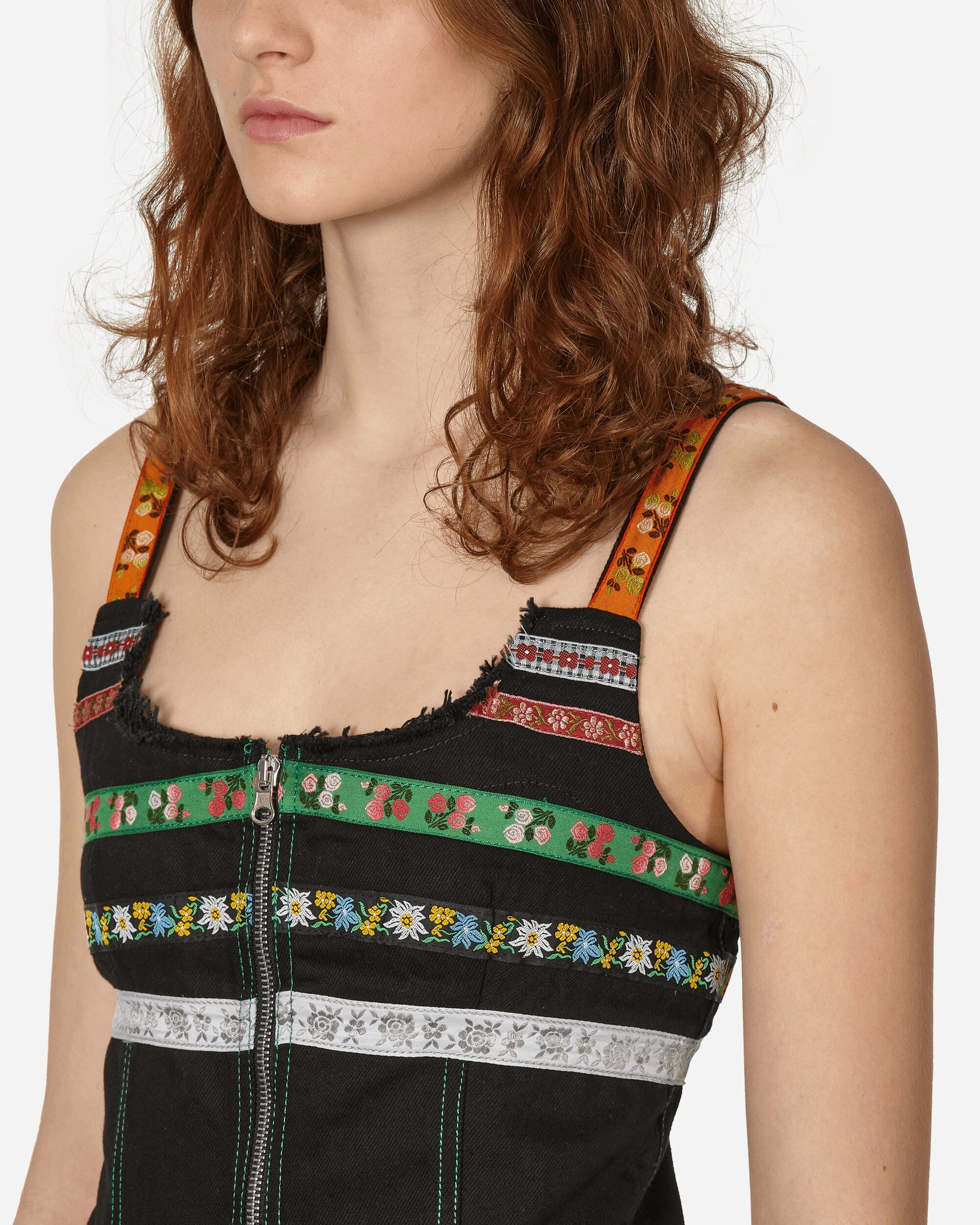 Lindsey Short Denim Dress Black