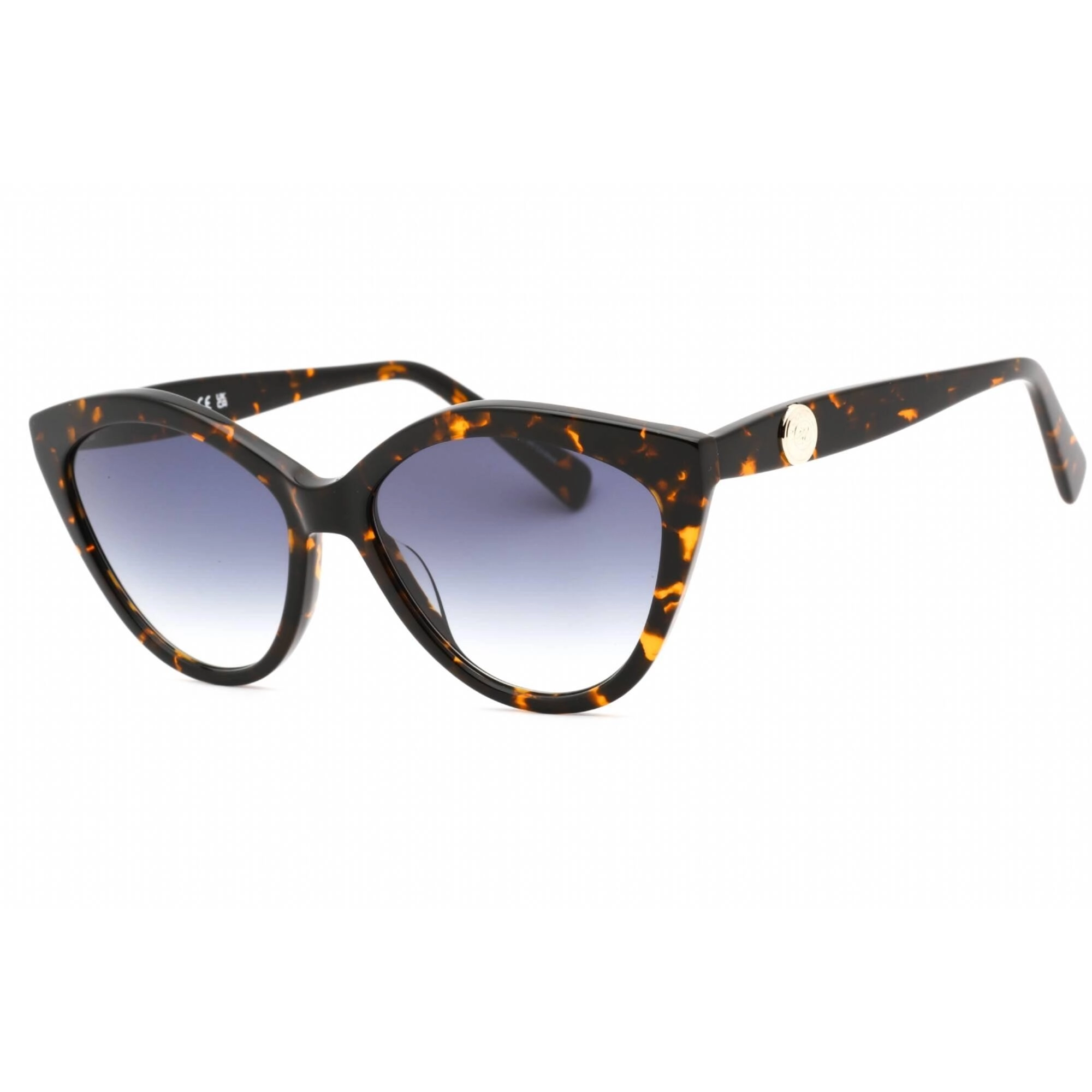 Longchamp Women's Sunglasses - Gradient Blue Lens Cat Eye Plastic Frame | LO730S 242