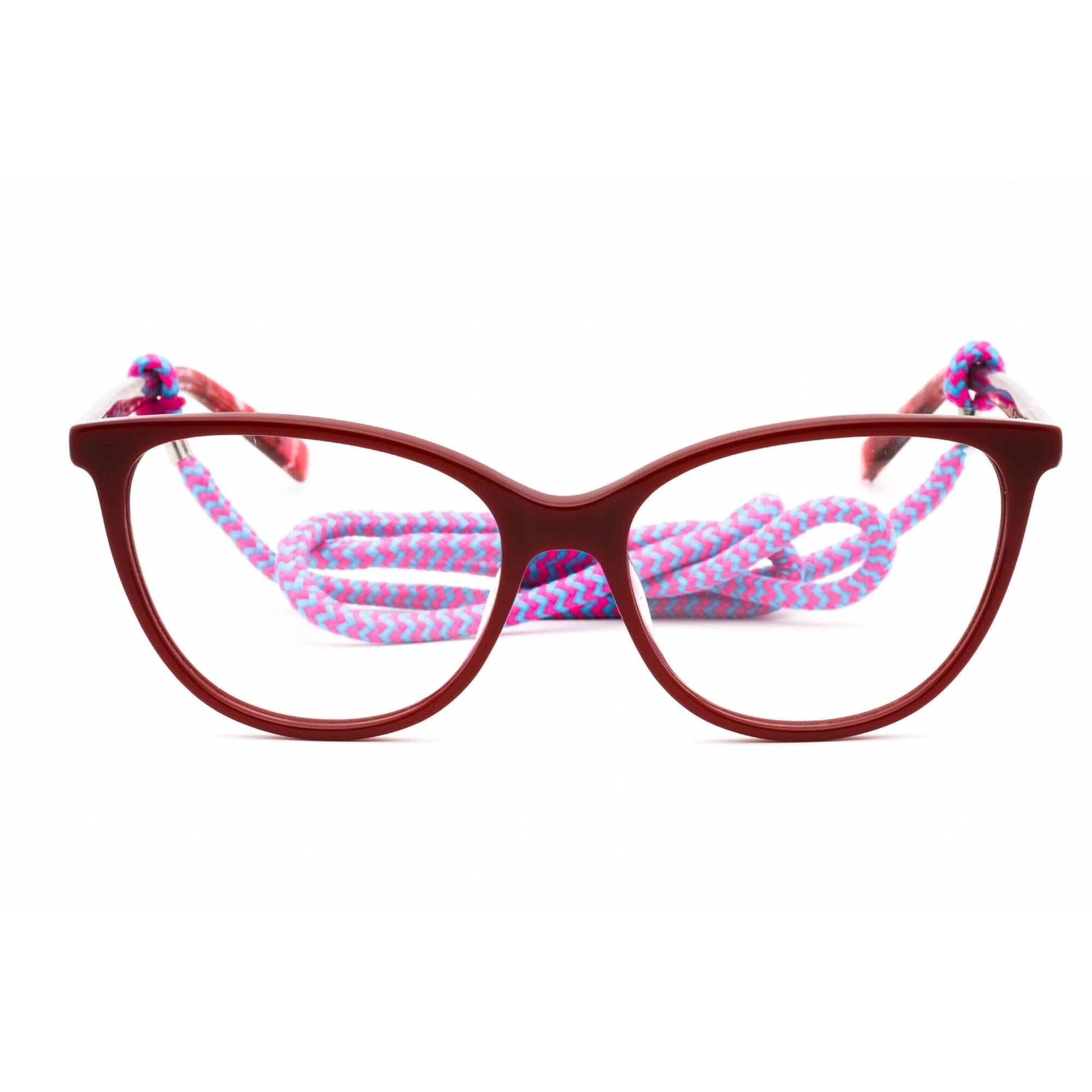 M Missoni Women's Eyeglasses - Burgundy Cat Eye Full Rim Frame | MMI 0067 0LHF 00