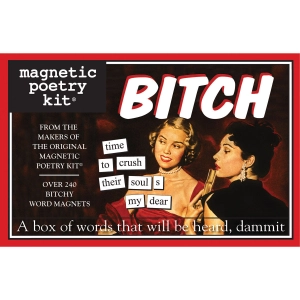 Magnetic Poetry Kit Bitch Edition