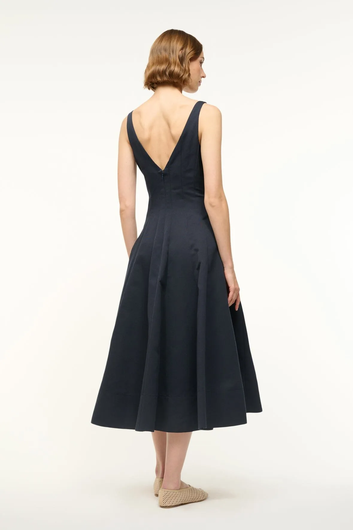 MARIETA DRESS | NAVY