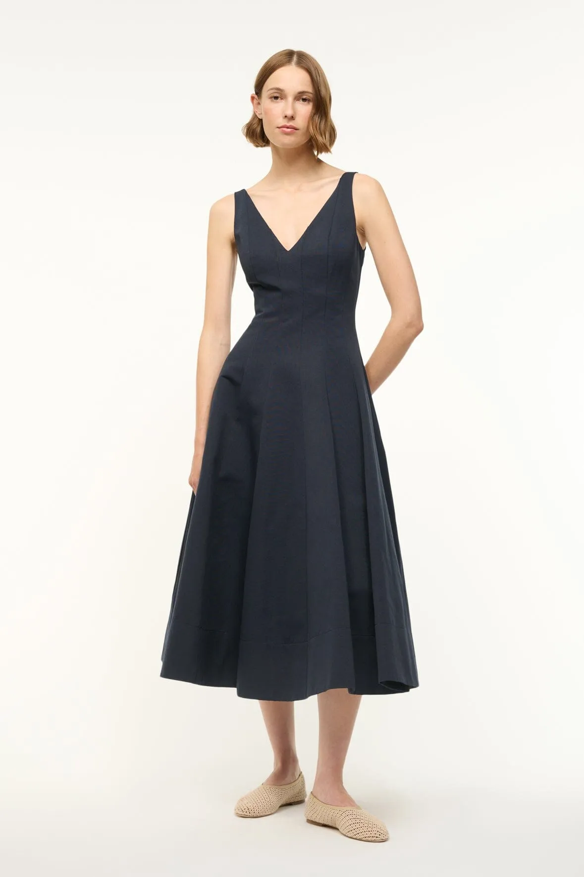 MARIETA DRESS | NAVY