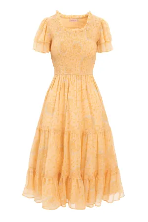 Meg Dress in Yellow