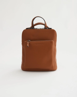 Mini Backpack: Tan