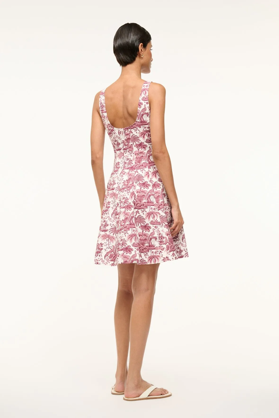 MINI WELLS DRESS | BORDEAUX TOILE