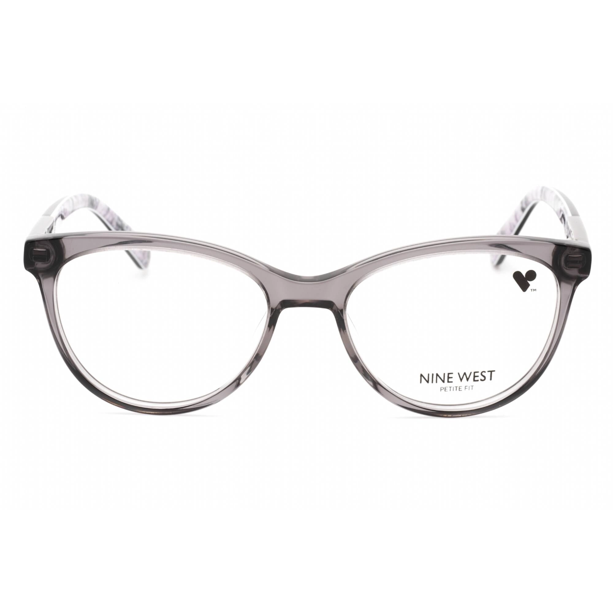 Nine West Women's Eyeglasses - Crystal Light Grey Cat Eye Acetate Frame | NW5209 014