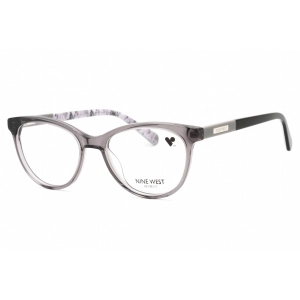 Nine West Women's Eyeglasses - Crystal Light Grey Cat Eye Acetate Frame | NW5209 014