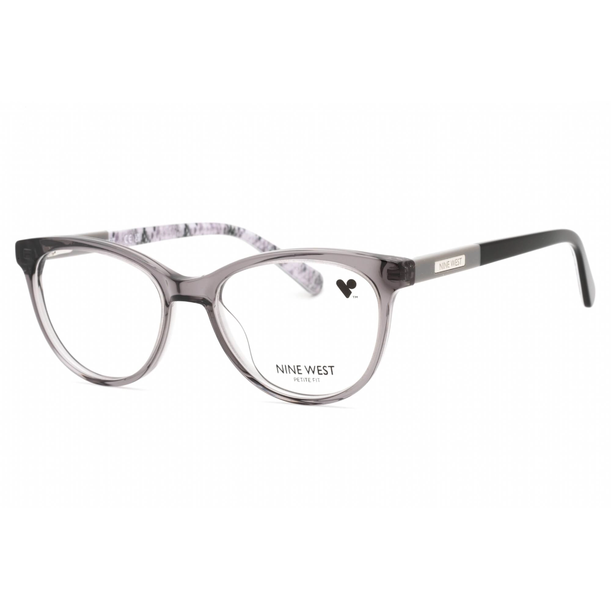 Nine West Women's Eyeglasses - Crystal Light Grey Cat Eye Acetate Frame | NW5209 014