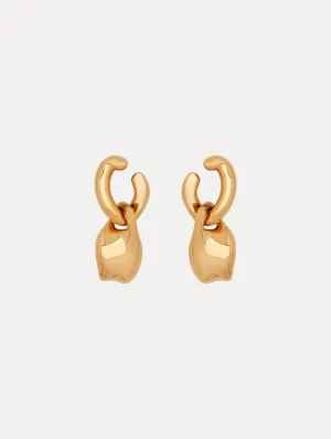 O Double Drop Earrings