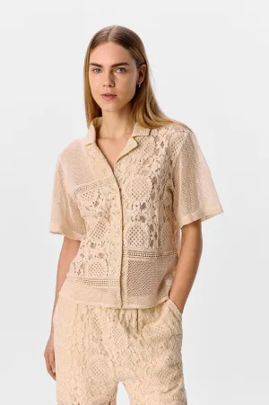 Object Vulia Sandshell Crochet Shirt