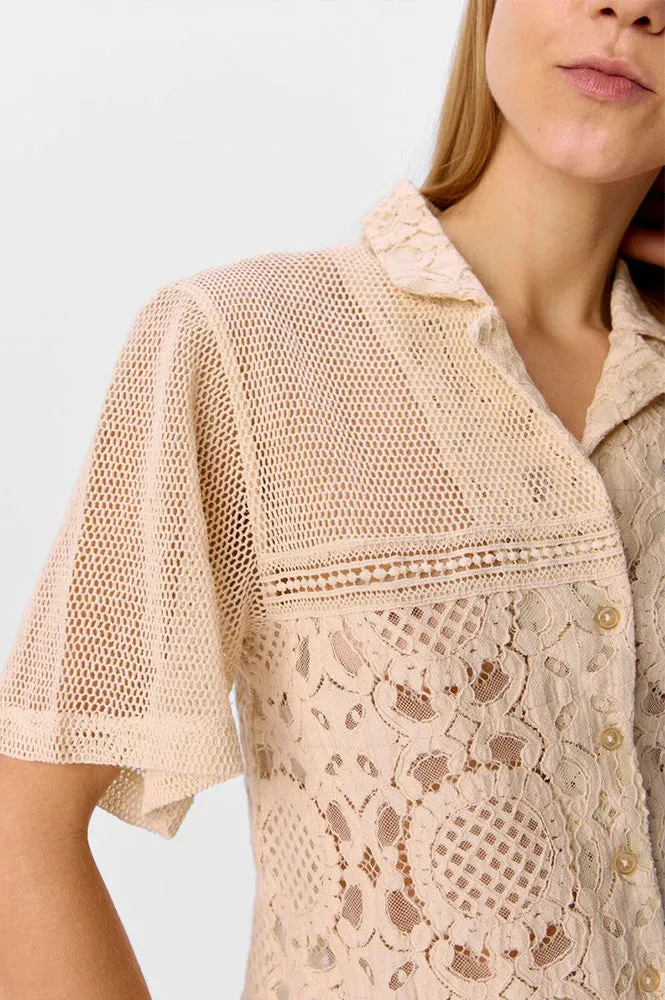 Object Vulia Sandshell Crochet Shirt