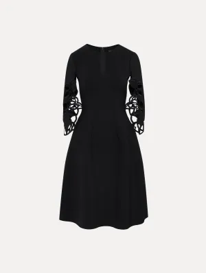 Orchid Sleeve Split Neck Dress