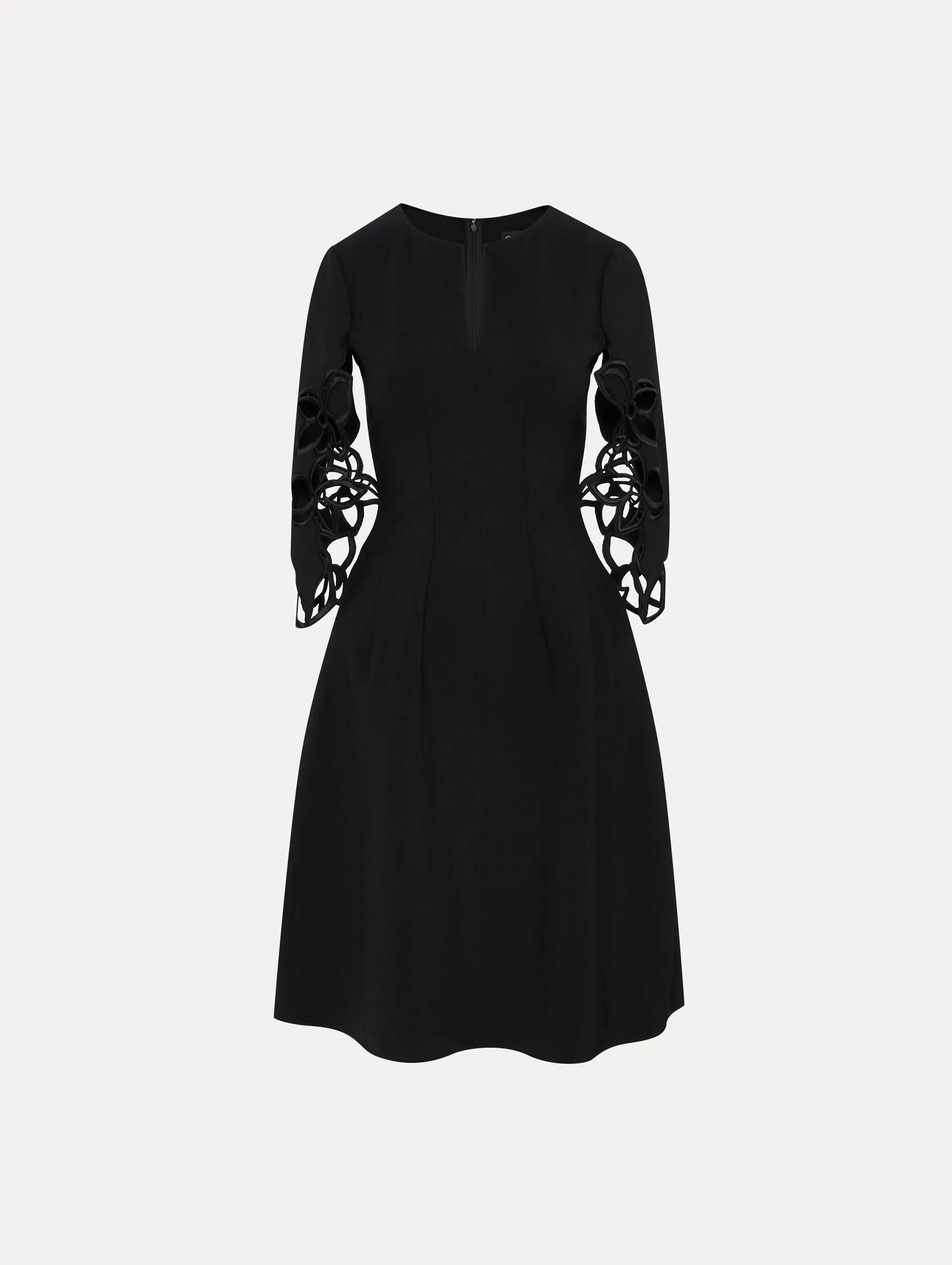 Orchid Sleeve Split Neck Dress