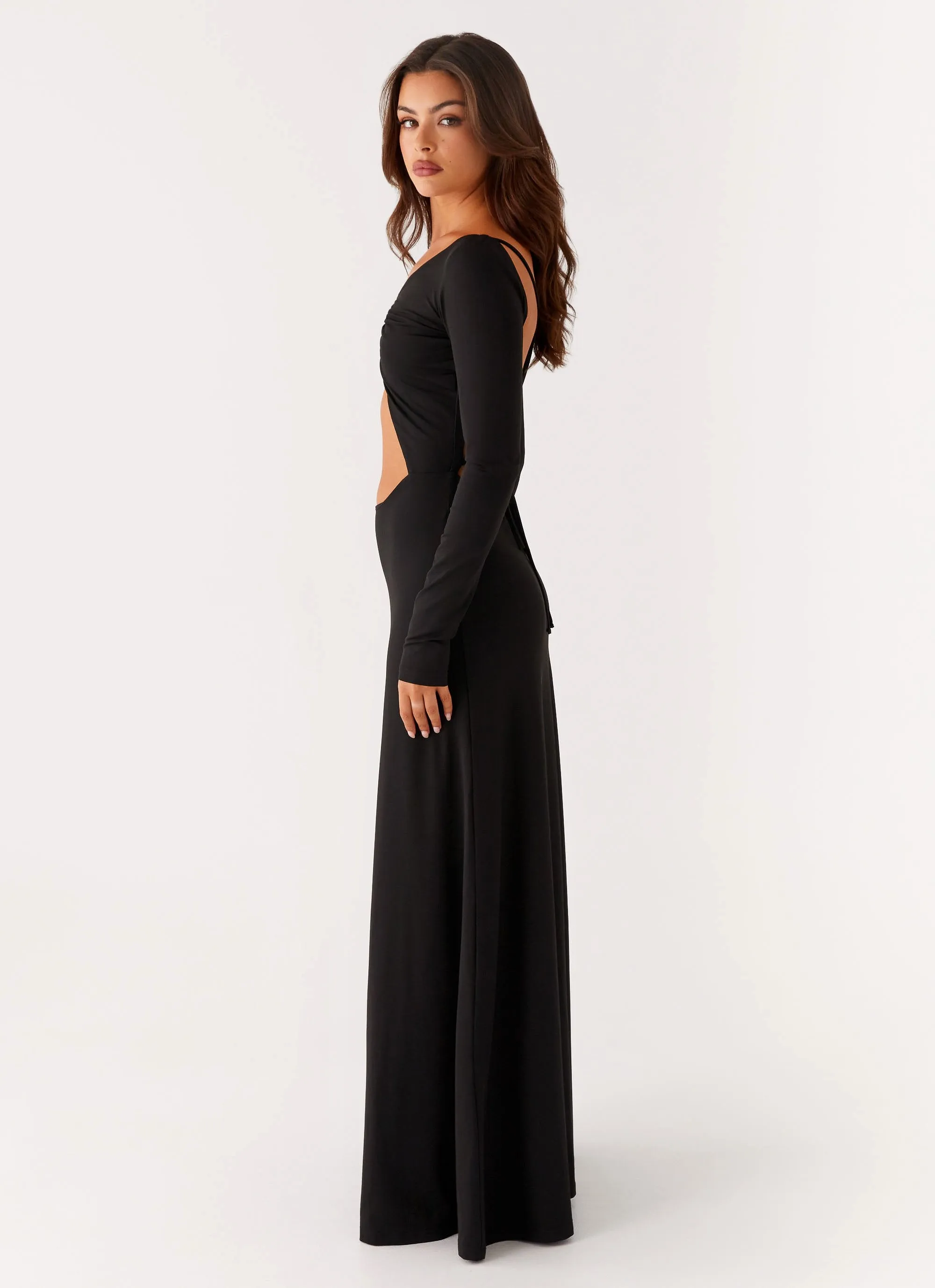 Peru Maxi Dress - Black
