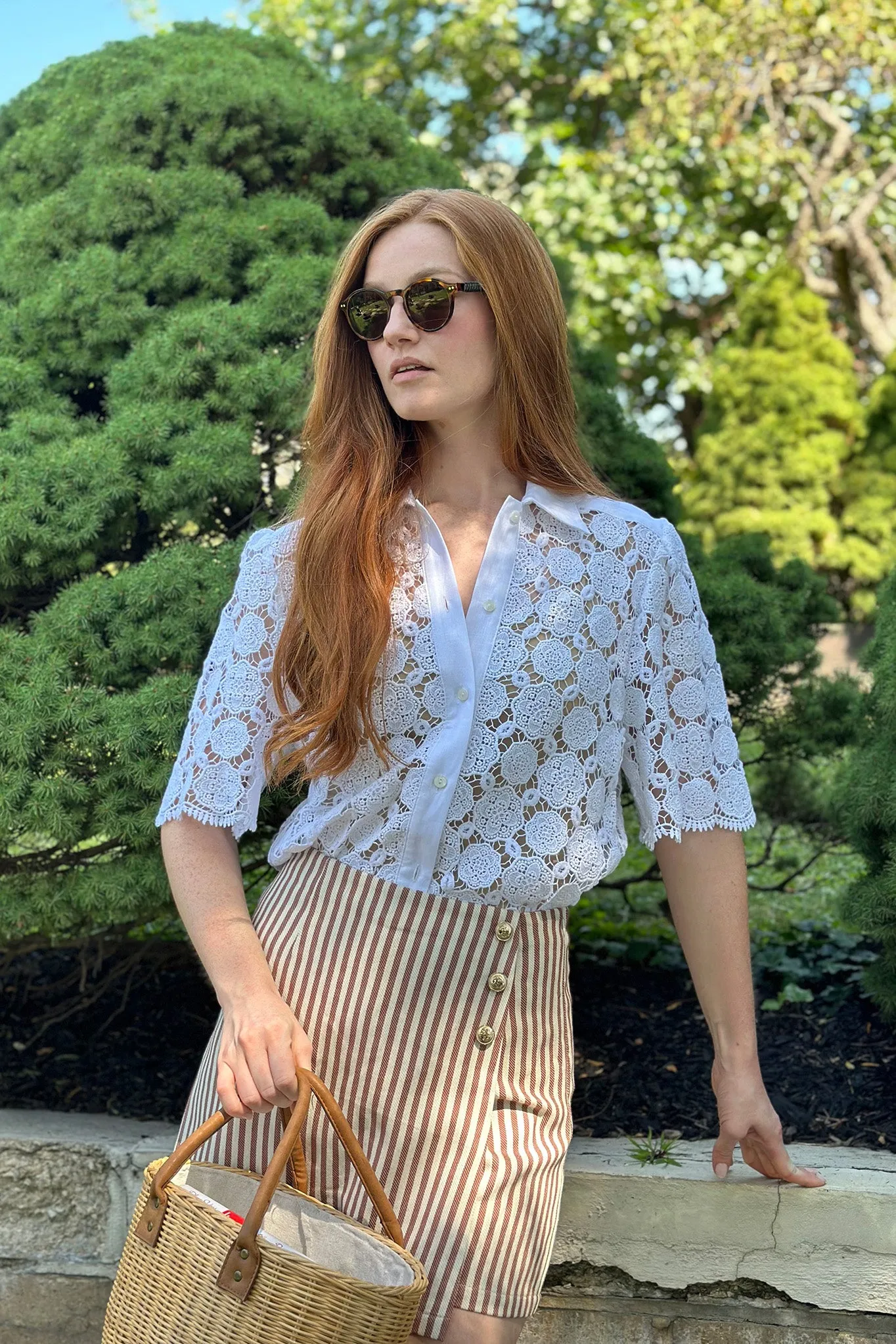 Petunia Doily Lace Blouse