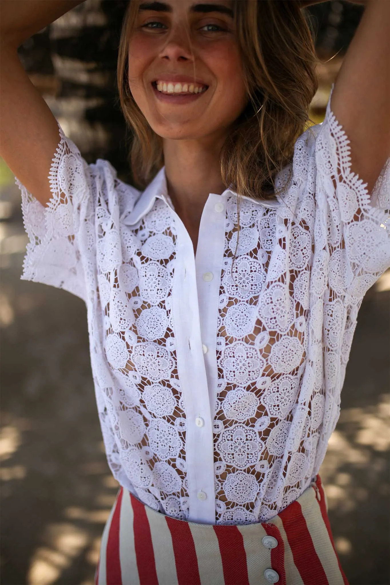 Petunia Doily Lace Blouse
