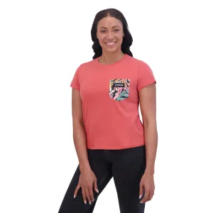 Pocket Tee Women's - Mineral Red