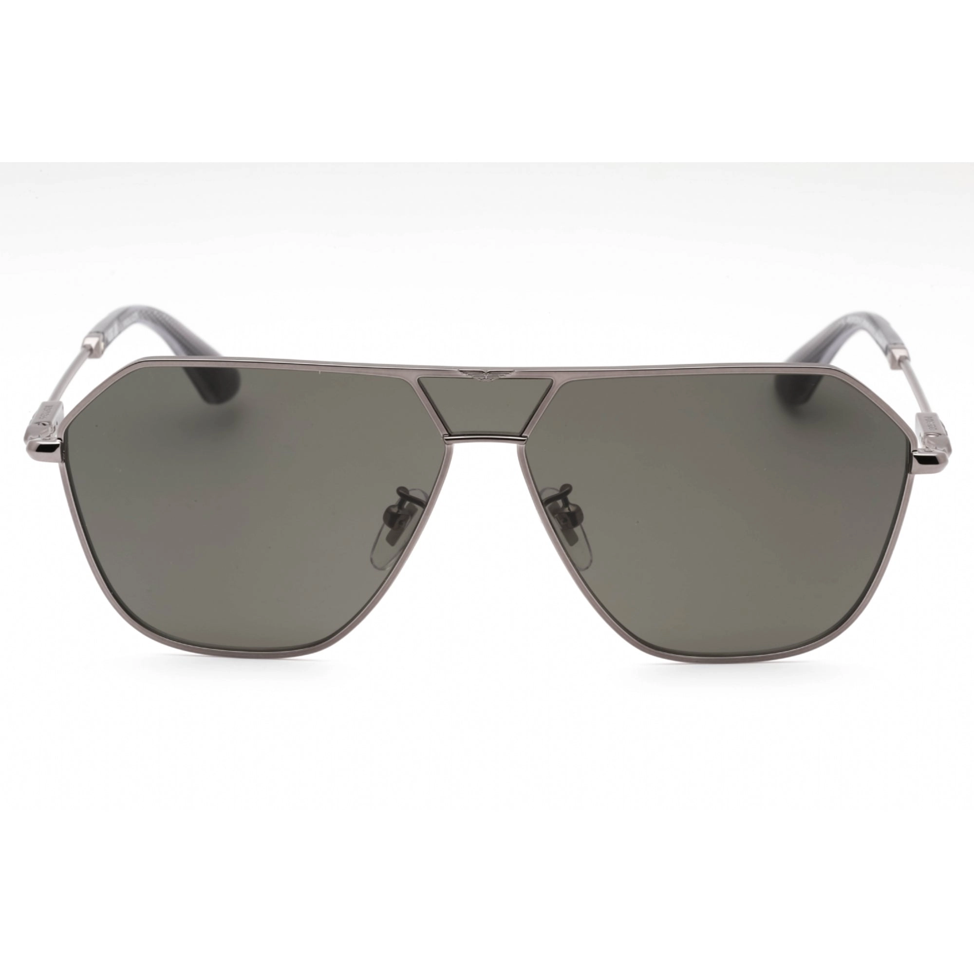 Police Women's Sunglasses - Grey Metal Aviator Shape Full Rim Frame | SPLL89 509Y