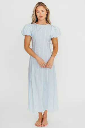 Polly Maxi Dress in Light Blue
