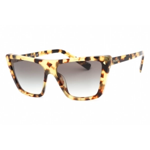 Prada Women's Sunglasses - Cat Eye Shape Frame Grey Gradient Lens | 0PR 21ZS 7S00A7