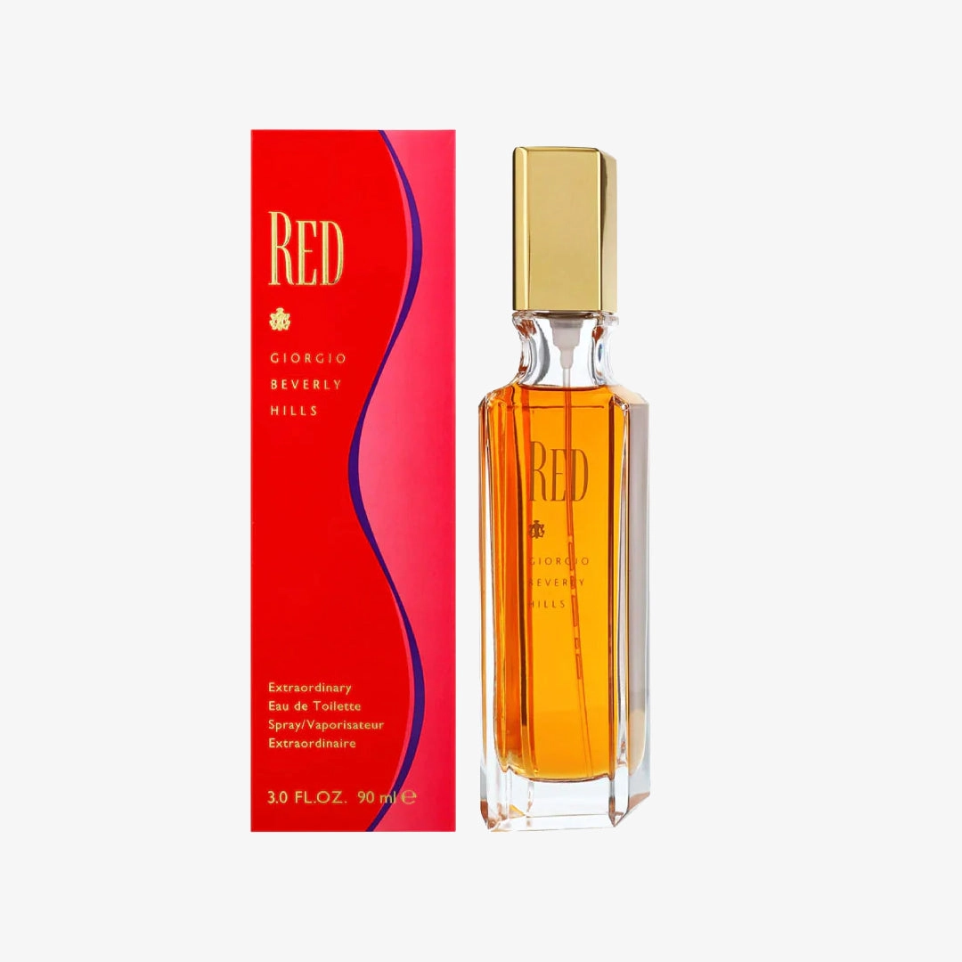 Red for Women by Giorgio Beverly Hills Eau De Toilette Spray 3 oz