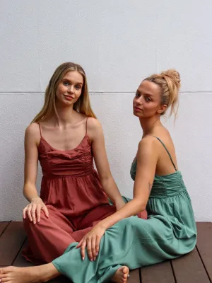 ROUCHED JUMPSUIT