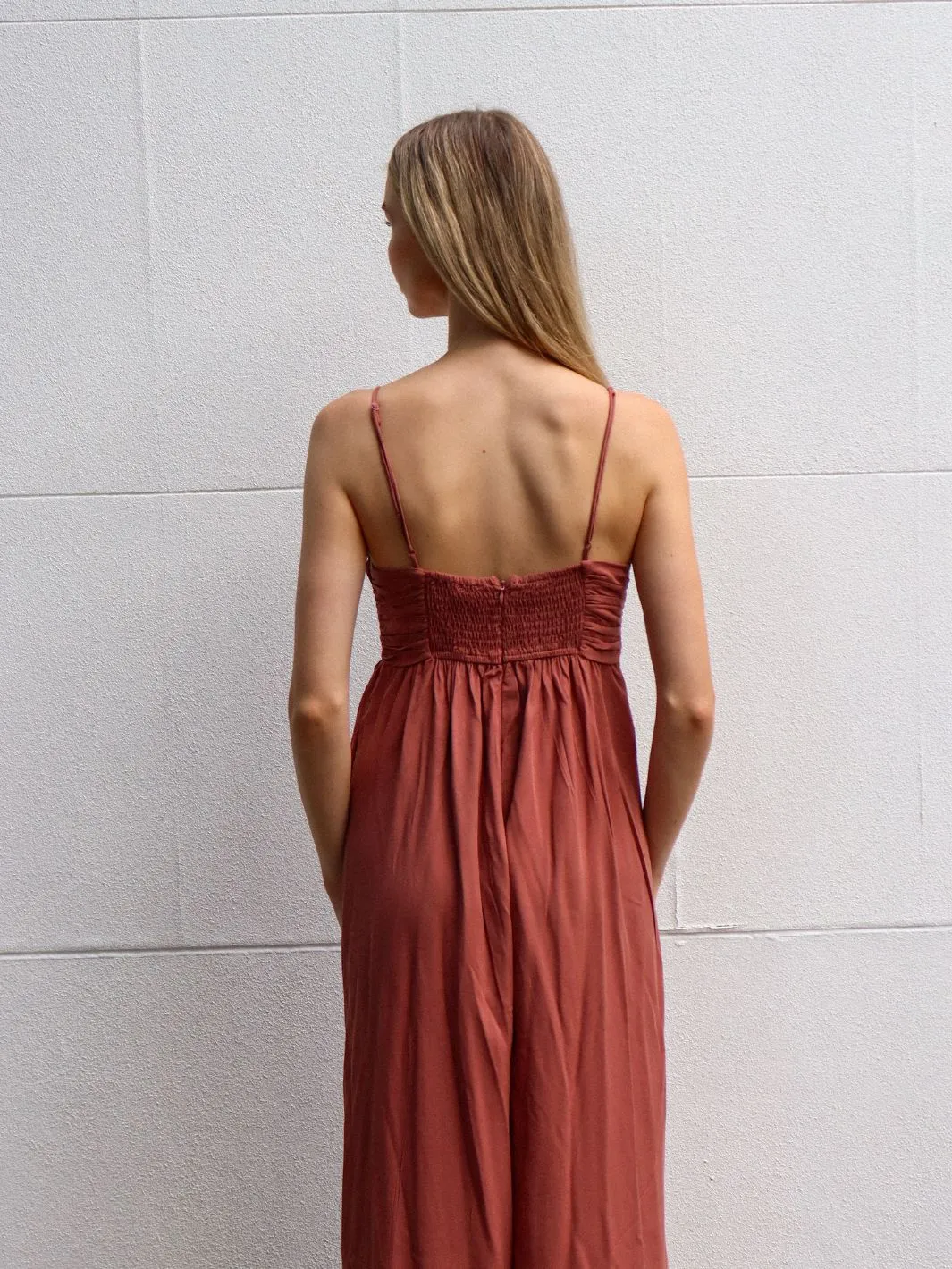 ROUCHED JUMPSUIT