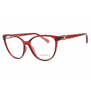 Salvatore Ferragamo Women's Eyeglasses - Full Rim Crystal Wine Acetate | SF2901 612