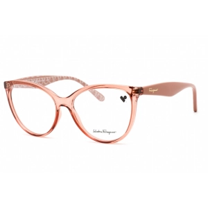 Salvatore Ferragamo Women's Eyeglasses - Transparent Nude Plastic Frame | SF2933 260