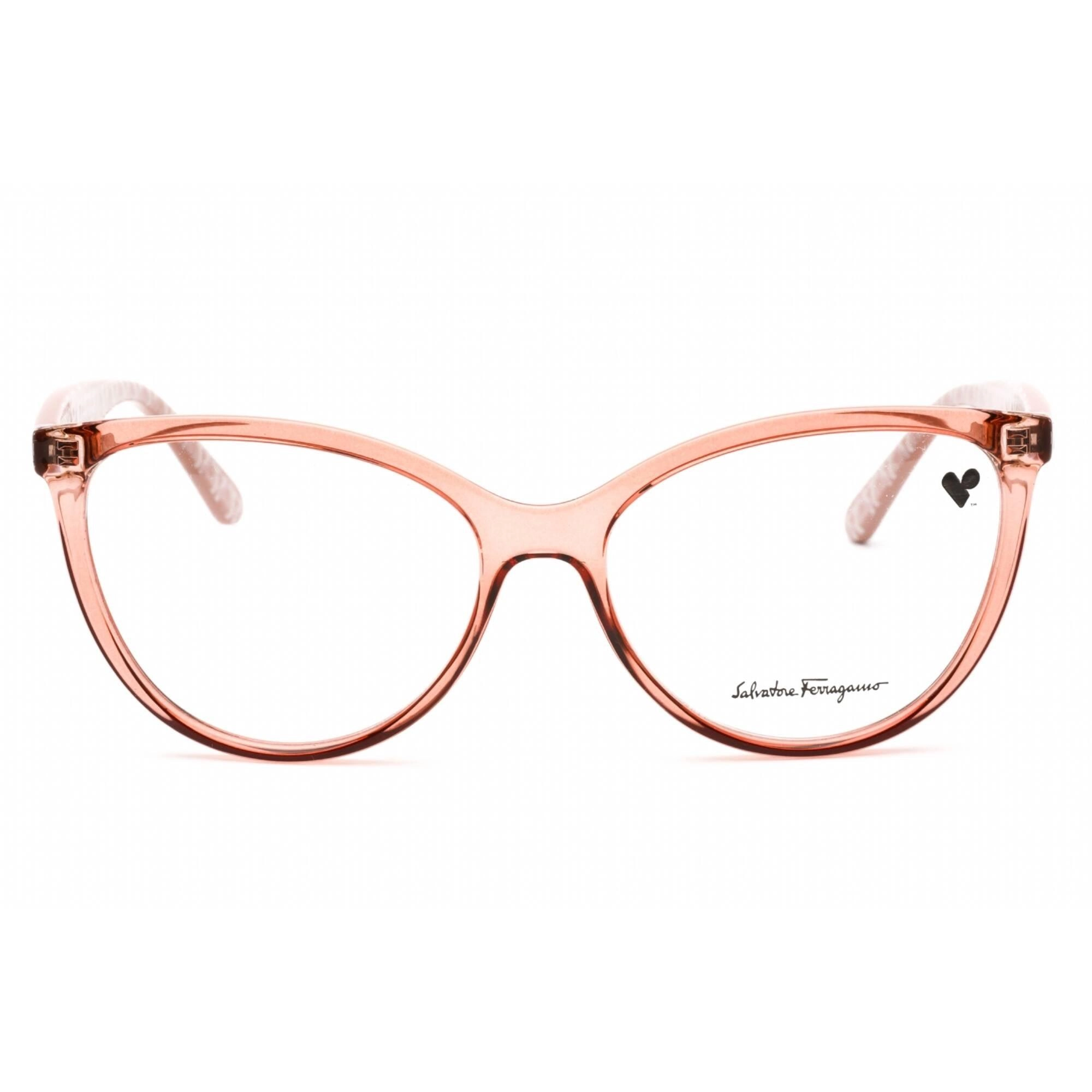Salvatore Ferragamo Women's Eyeglasses - Transparent Nude Plastic Frame | SF2933 260