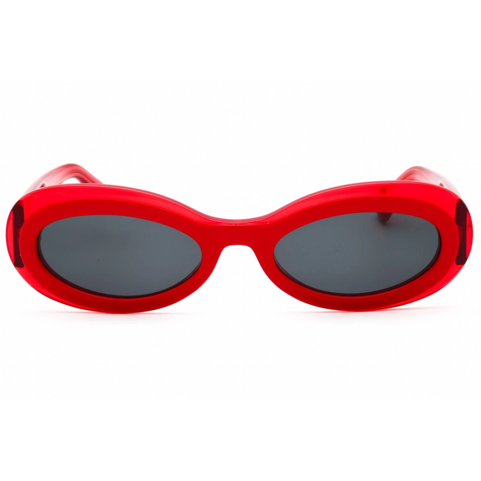 Salvatore Ferragamo Women's Sunglasses - Transparent Red/Red Oval Frame | SF2003S 613
