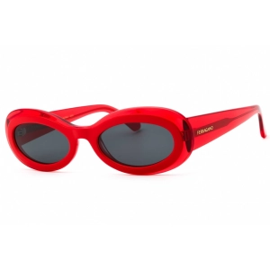 Salvatore Ferragamo Women's Sunglasses - Transparent Red/Red Oval Frame | SF2003S 613