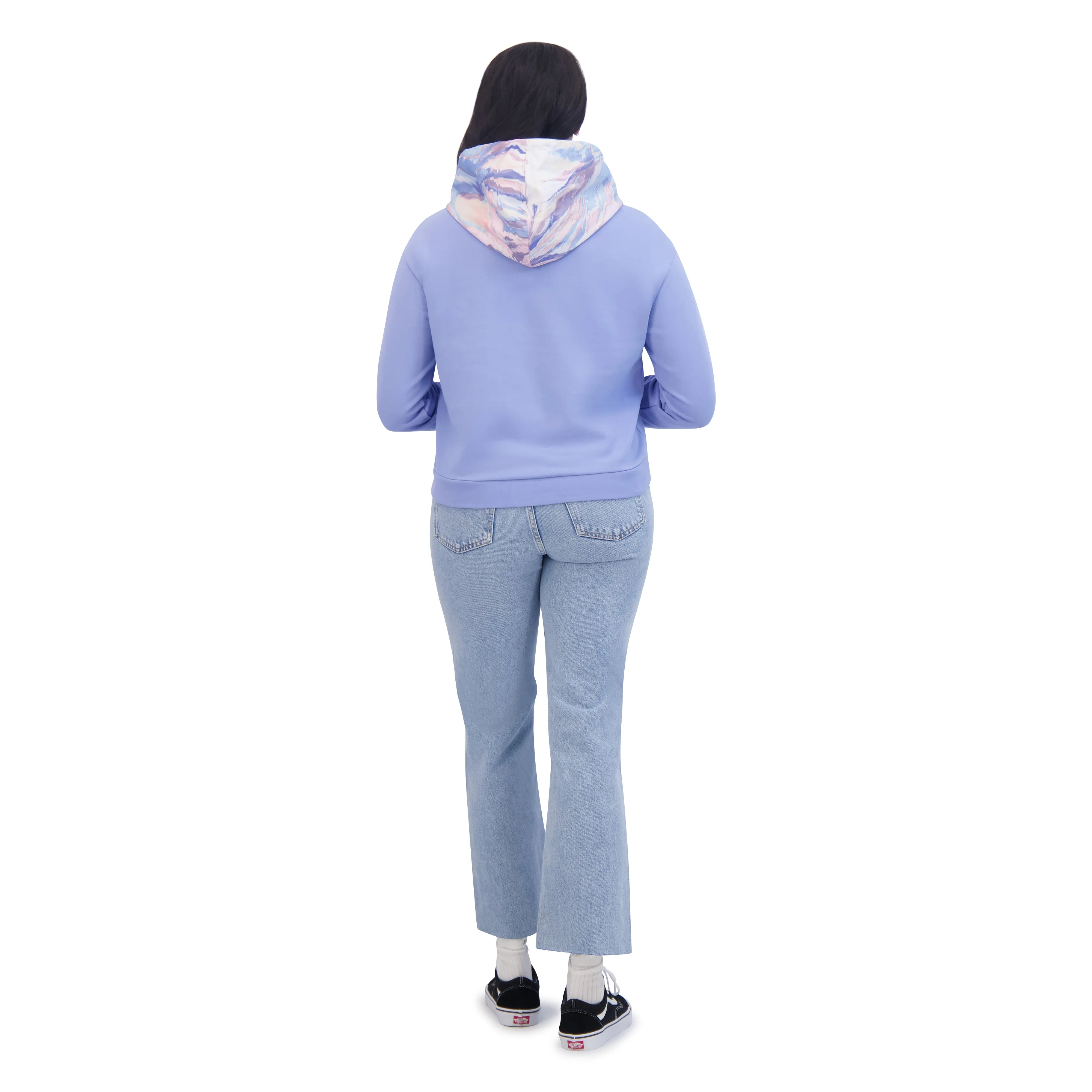 Shorter Hoodie Women's - Hydrangea