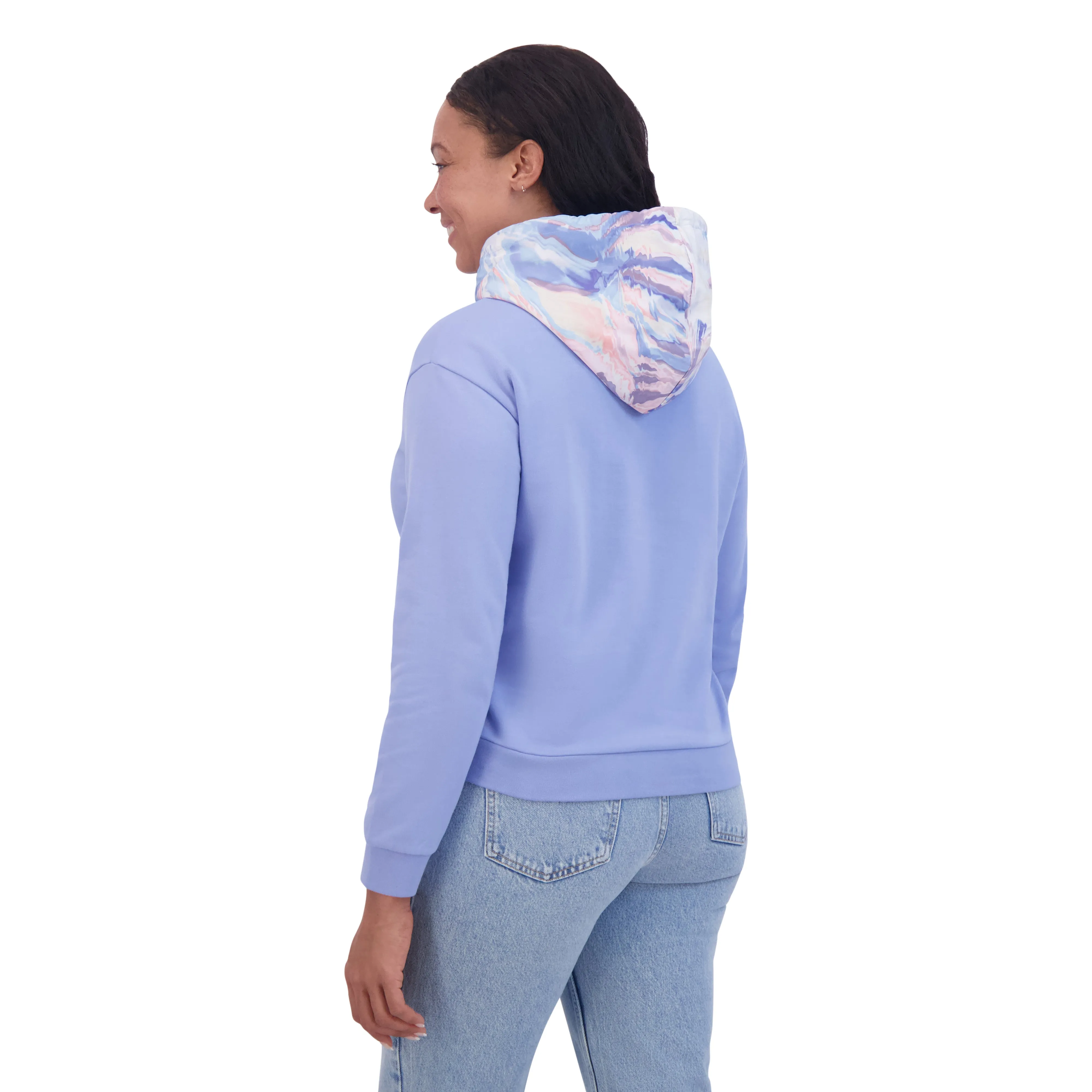 Shorter Hoodie Women's - Hydrangea