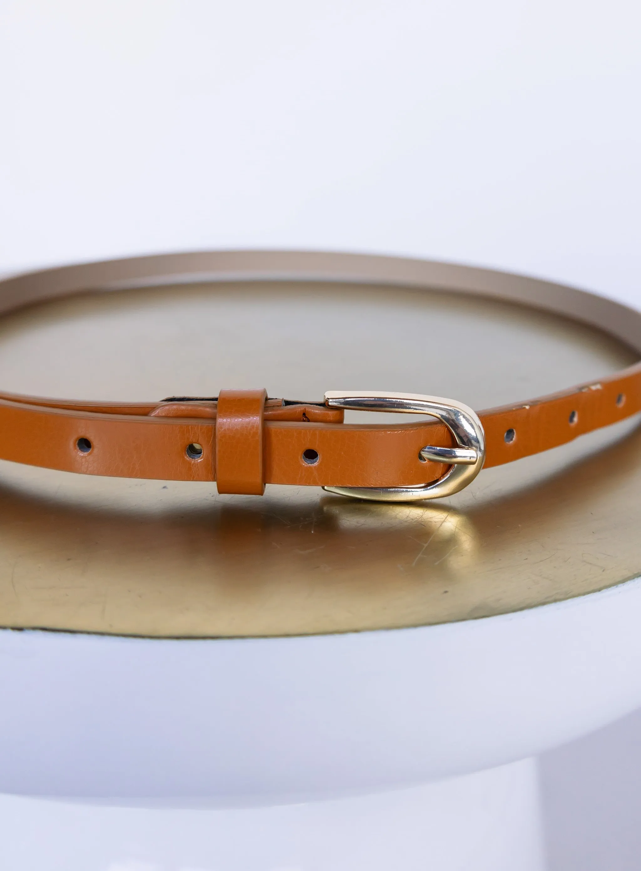 Simple Belt - Camel